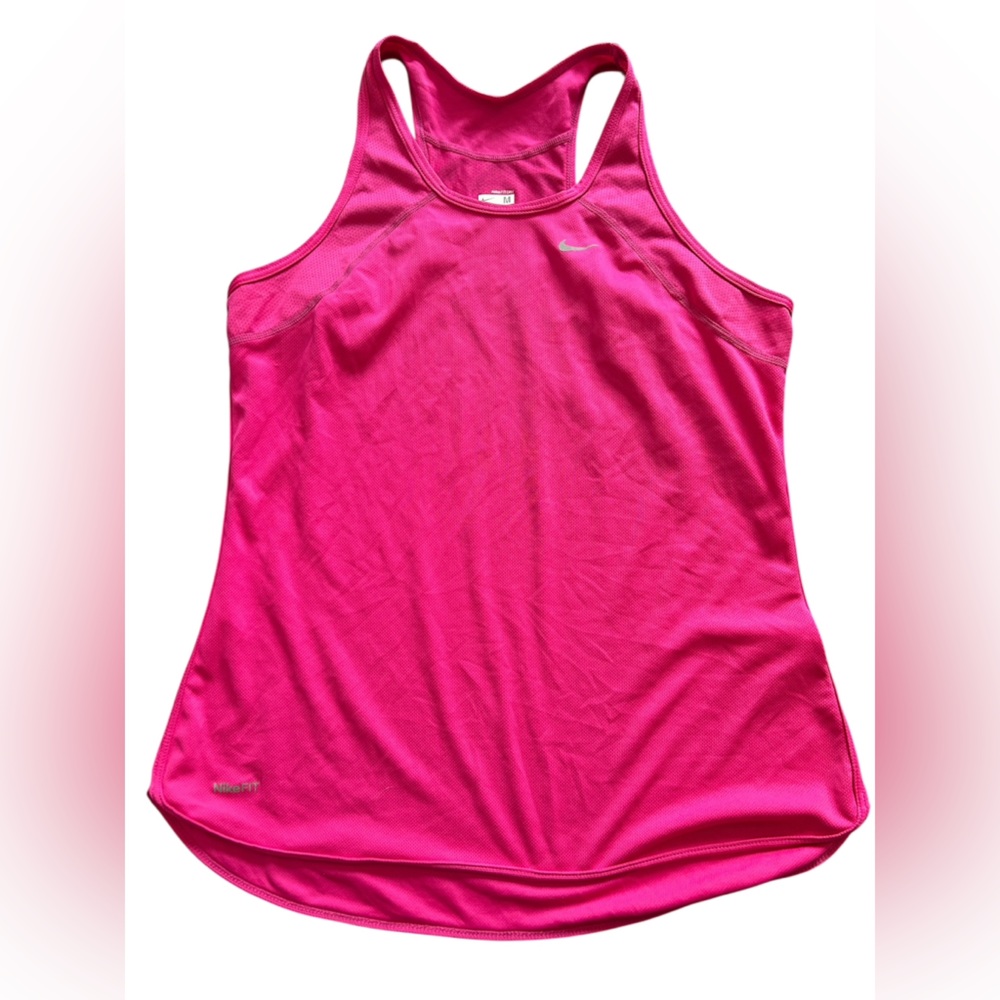 Nike FitDry Women's Vibrant Pink Racerback Tank size medium M